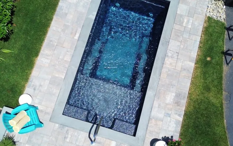 Birds eye view of cocktail pool - Puravida Custom Pools